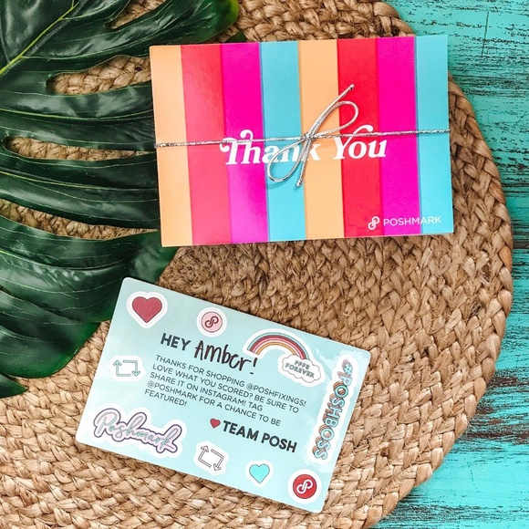 Poshmark Other - Summer 2019 Limited Edition Thank You Cards